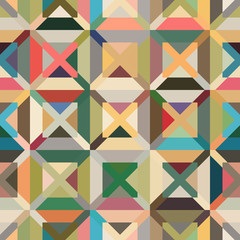 seamless vector background with abstract shapes