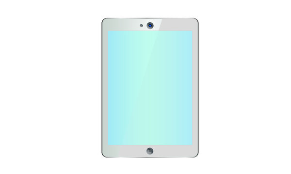 Tablet PC with color screen.