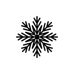 Obraz premium Snowflake icon vector