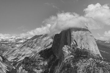 Black and White Half Dome, Yosemite, CA