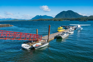 Tofino on the west coast of Vancouver Island at the northern edge of the Pacific Rim National Park Reserve, British Columbia. Canada. © Luis