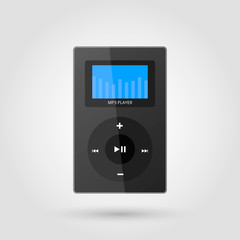 MP3 Player With a Screen Flat Icon