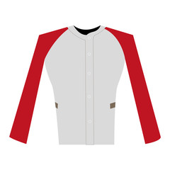 Isolated sport uniform