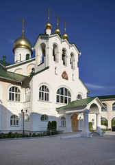 Fototapeta premium Church of Three Hierarchs at Kolomna Theological Seminary at Epiphany Old-Golutvin Monastery in Kolomna. Russia