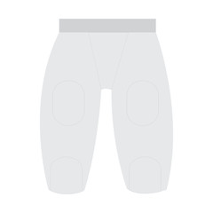 Isolated sport uniform