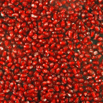 Ripe Pomegranate Close-up