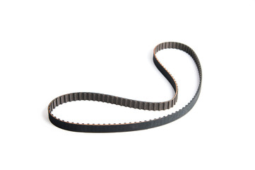 Black new timing belt for gasoline engine