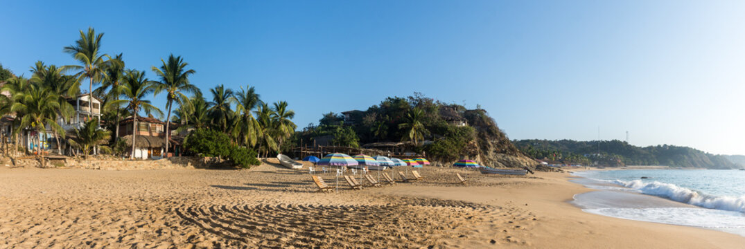 Plage de Mazunte, Oaxaca, Mexique