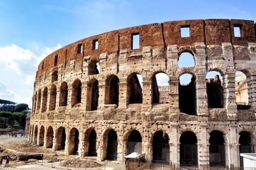 Obraz premium View on Coliseum in Rome