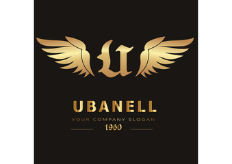  letter U logo Template for your company