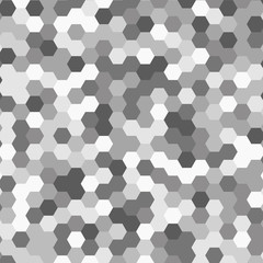 Abstract background of multicolored hexagon. 