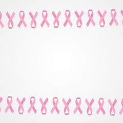 Pink ribbon background