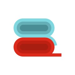 Obraz premium Fabric icon, flat style