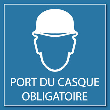 Port Du Casque Obligatoire" Images – Parcourir 55 le catalogue de photos,  vecteurs et vidéos | Adobe Stock