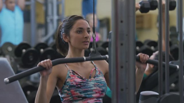 Young woman at gym