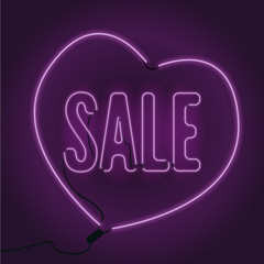 Valentine's day sale banner