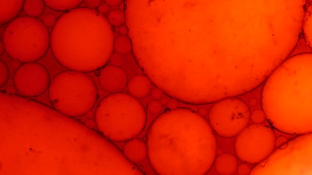 Abstract patterns of ink on water 