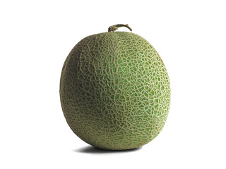 melon isolated on white