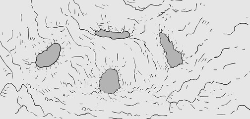 fantasy cavern illustration