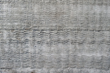 surface of concrete wavy
