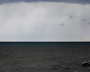 Lake Ontario stormy winter