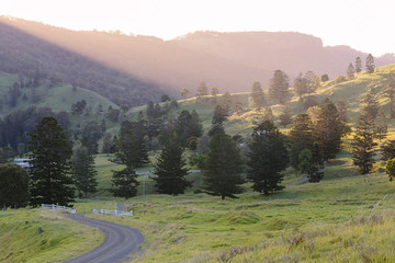 Mt Razorback in Beaudesert,Lost World Valley,QLD,Australia