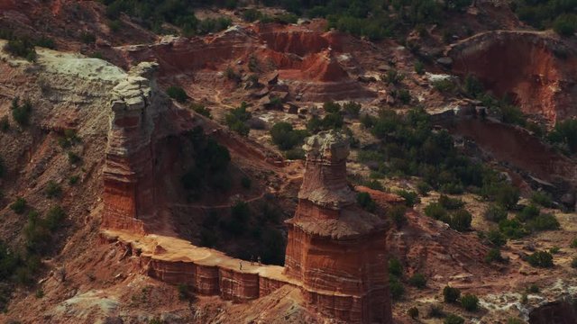 Palo Duro Canyon at sunset in Amarillo, Texas