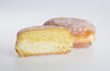 donut or sugar donut on a background.