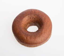 donut or fresh donut on a background.