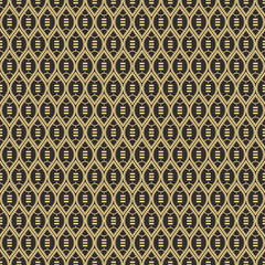 Abstract art deco pattern american football © lumyaisweet