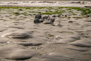 The stones of Monknash Beach, Vale of Glamorgan, Wales, UK