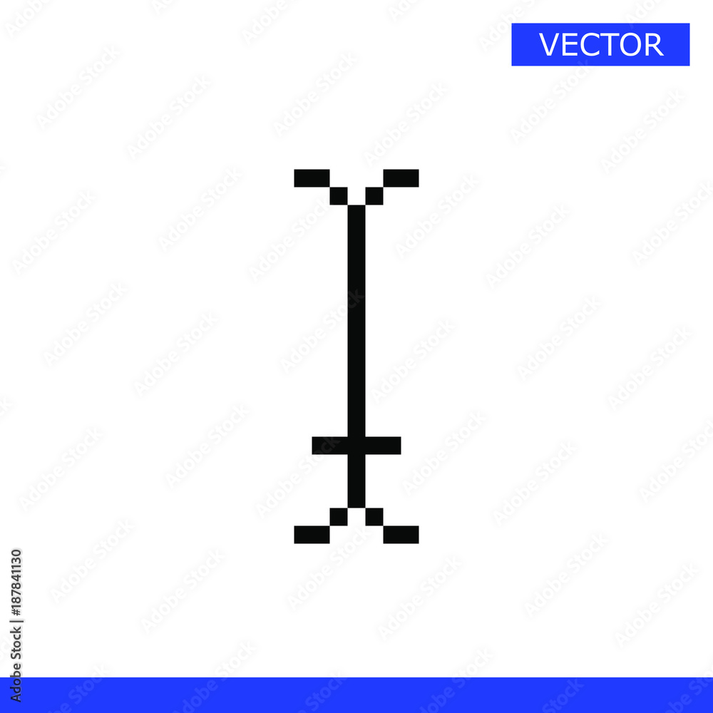 Fototapete text cursor pointer icon vector illustration