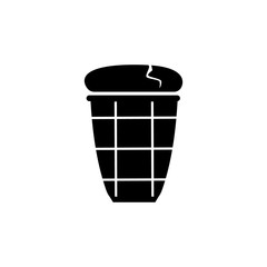 cream icon. Ice cream element icon. Premium quality graphic design. Signs, outline symbols collection icon for websites, web design, mobile app, info graphic