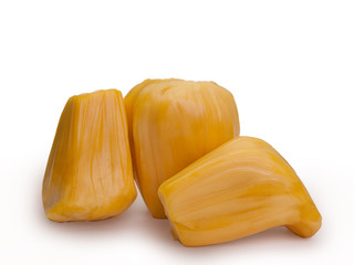 jackfruit isolated on white background.