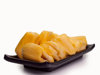 jackfruit isolated on white background.