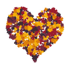 Vector Confetti Background Pattern. Element of design. Clover leaves on a white background