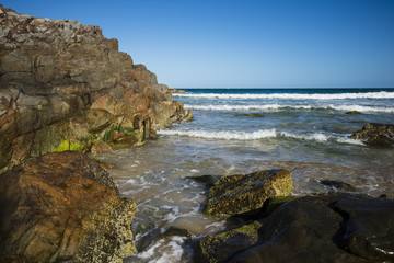 Fototapeta na wymiar Sunshine beach at Noosa, Sunshine Coast, Queensland, Australia.