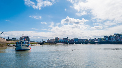 Fototapeta premium Le Tréport, côte d'albâtre, Normandie, France.