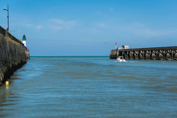 Obraz premium Le Tréport, côte d'albâtre, Normandie, France.