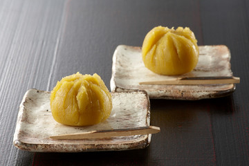 安納芋の茶巾絞り