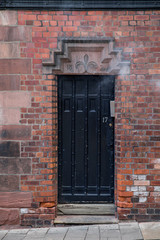 Fototapeta na wymiar Tür mit Rauch - Wales