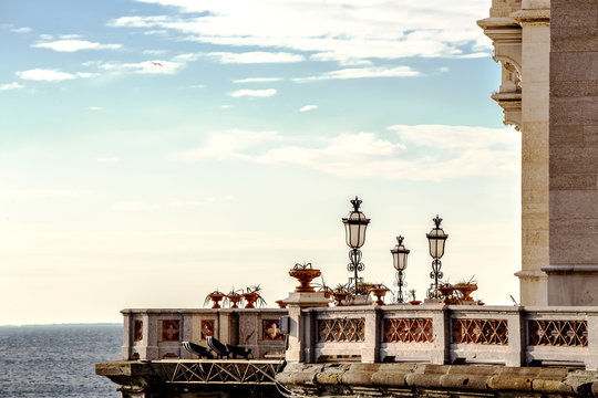 miramare catle at sunset, Trieste