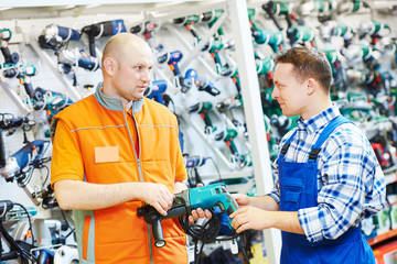 Hardwarer store worker or buyer