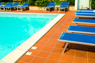 Obraz premium pool in hotel