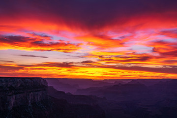Sunset at the Grand Canyon
