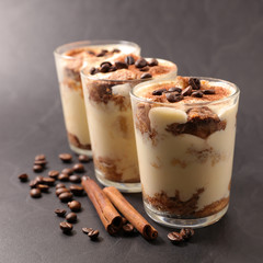 delicious fresh tiramisu