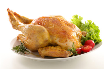 whole roasted chicken