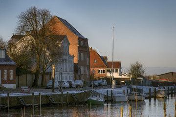 Old town Ribe in Denmark