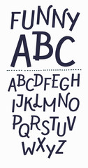Futuristic font alphabet letters. Creative minimal typeface. Vector EPS 10