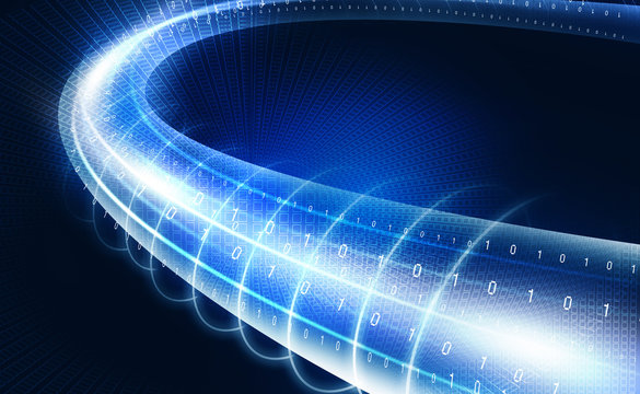 Hi-tech technological binary background.